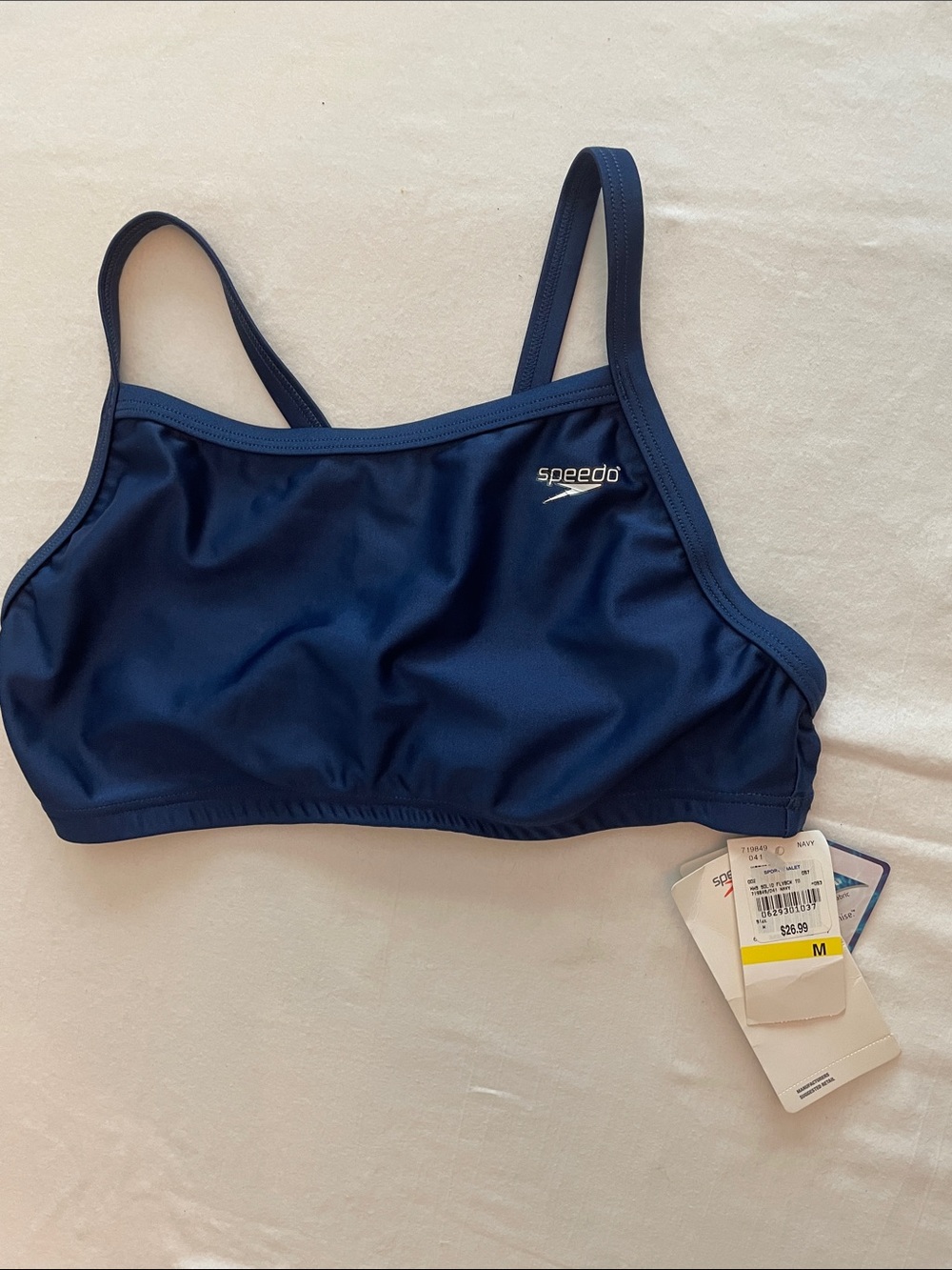 Speedo Deep Navy Training Swim Top